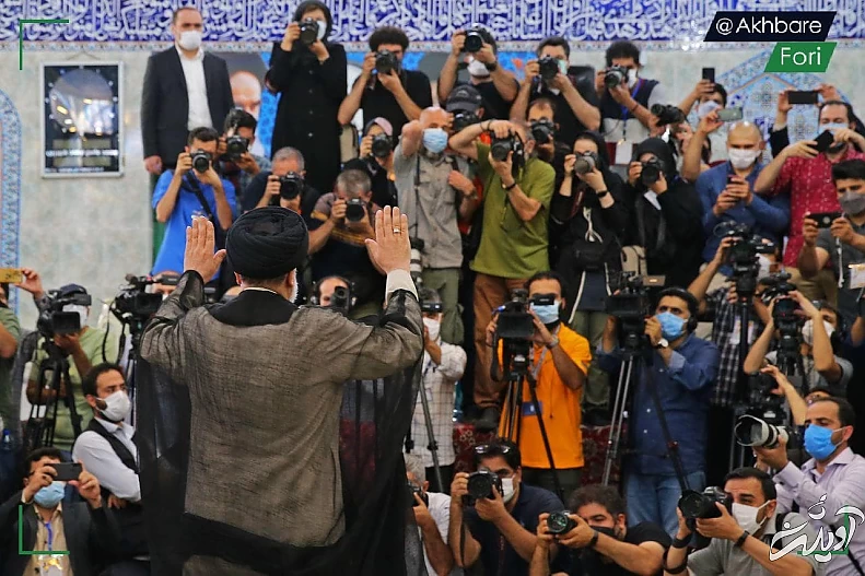 گزارش تصویری از رای دادن رئیسی